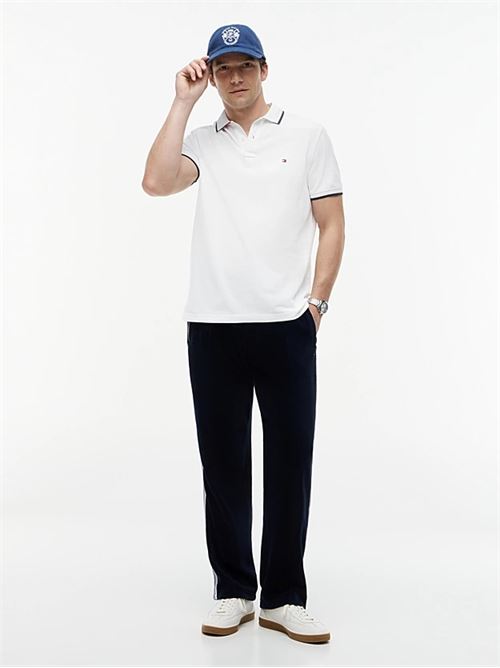 pique undercollar reg polo TOMMY HILFIGER | MW0MW42748YBR